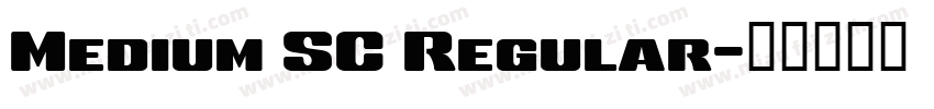 Medium SC Regular字体转换